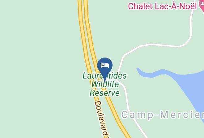 La Cote De Beaupre Regional County Municipality - Laurentides Wildlife Reserve Maps