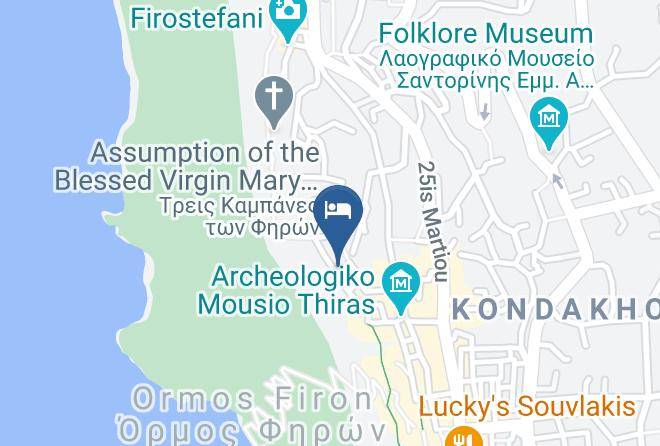 Thira - Lava Suites And Lounge Maps