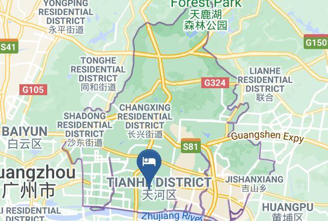 Guangzhou - Lavade Hotel Gz Yuancun Metro Station Branch Maps