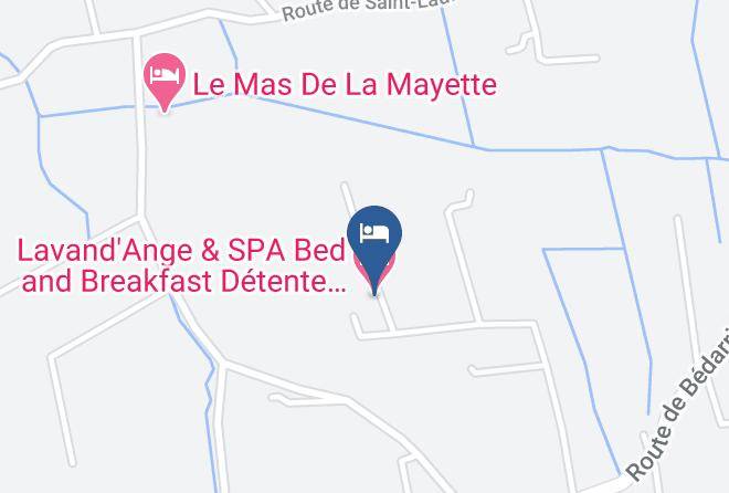 Vaucluse - Lavand'ange & Spa Bed And Breakfast Detente Et Bien Etre Provence Maps