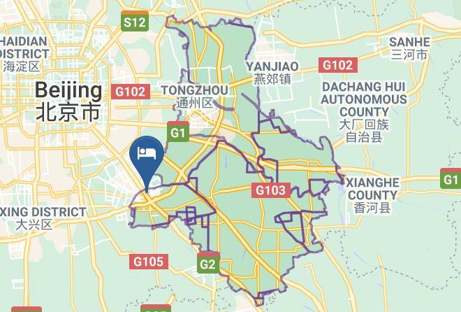 Tongzhou District - Lavande Hotel Beijing Majuqiao Maps