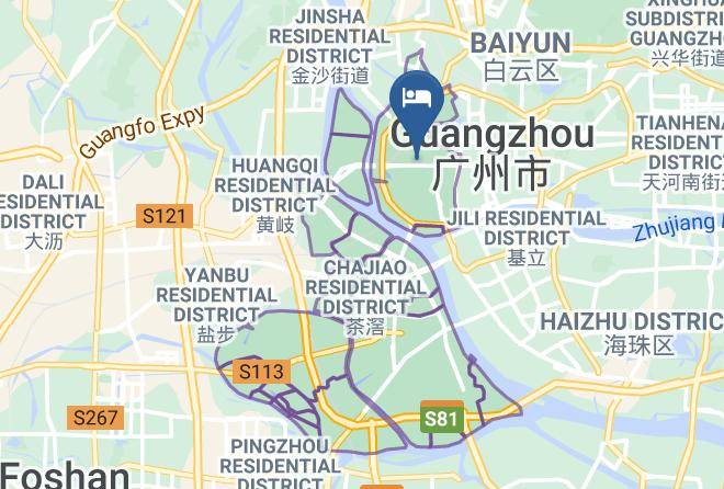 Lavande Hotel Guangzhou Zhongshan 8th Road Subway Map