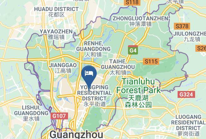 Guangzhou - Lavande Hotel Jiahe Wanggang Metro Station Maps