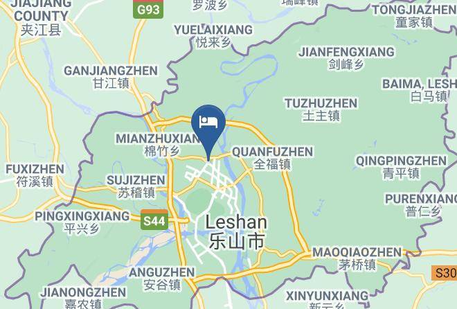 Leshan - Lavande Hotel Maps