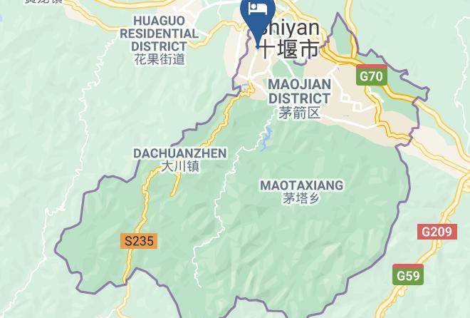 Shiyan - Lavande Hotel Maps