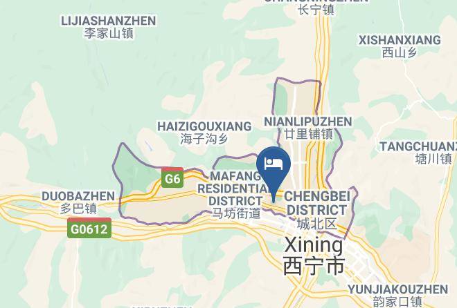 Xining - Lavande Hotel Maps