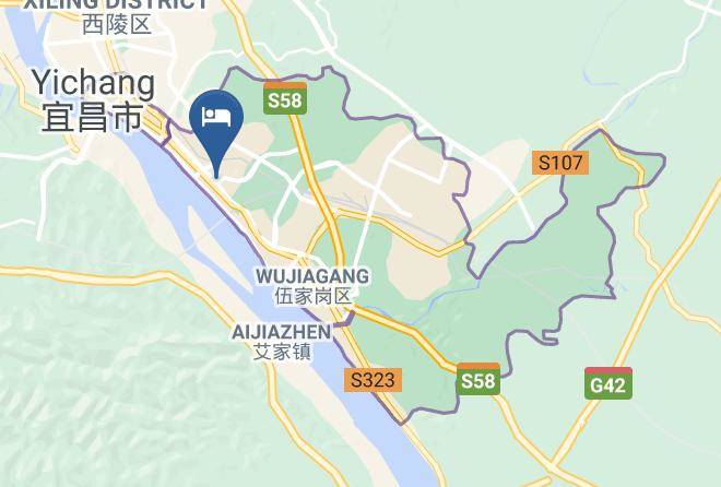 Yichang - Lavande Hotel Yichang Baota River Maps