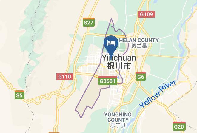 Yinchuan - Lavande Hotels Maps