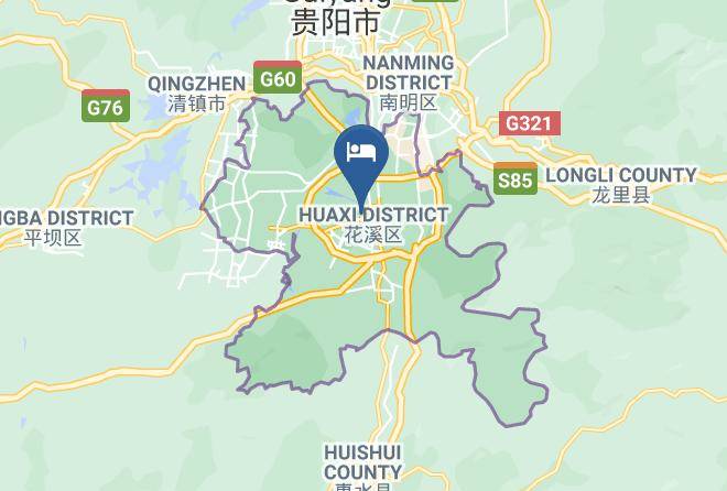 Guiyang - Lavande Hotelsguiyang Huaxi Childrens World Maps