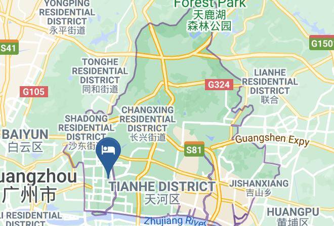 Guangzhou - Lavandehotel Guangzhou Lingnan Maps
