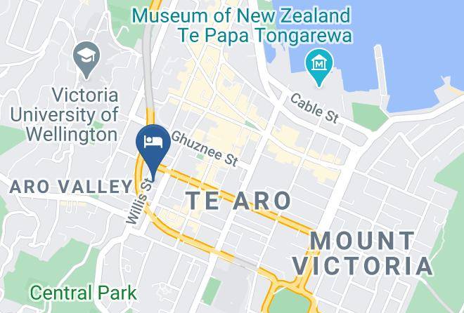 Wellington - Lavelle's Hotel Maps