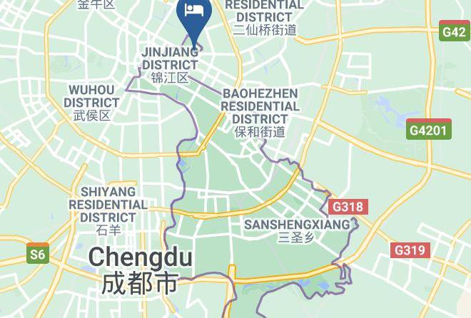 Chengdu - Lavende Hotel Maps