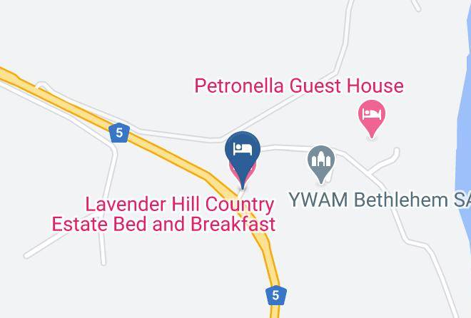Thabo Mofutsanyane - Lavender Hill Country Estate Bed And Breakfast Maps