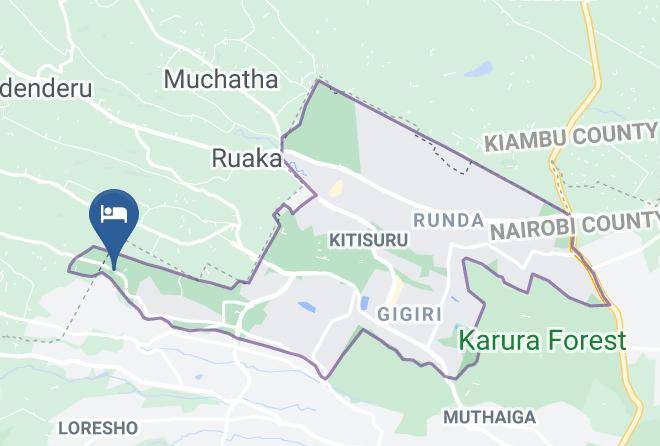 Nairobi - Lavender Restaurant & Lounge Maps