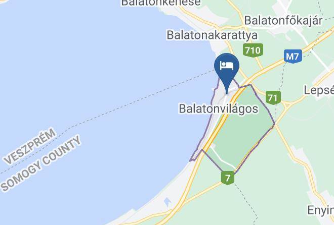 Balatonvilagos - Lavender Terasz Etterem Es Szallas Maps