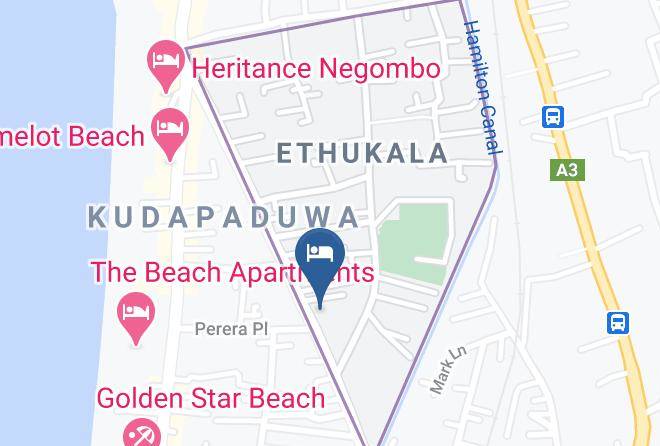 Colombo - Lavinia Hotel Maps