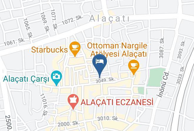 Cesme - Lavinia Otel Maps