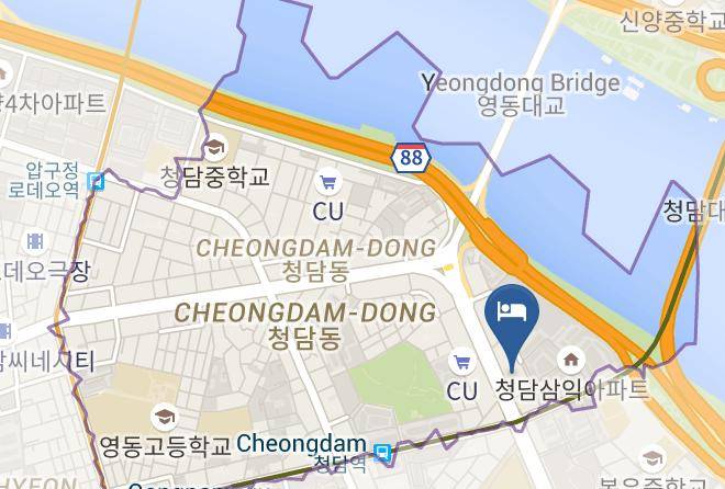 Gangnamgu - Lavita Hotel Maps