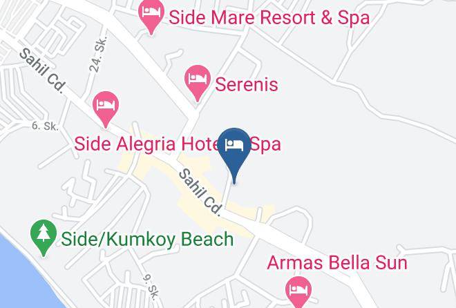 Manavgat - Lavitas Hotel Maps