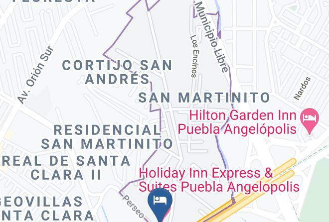 San Andres Cholula - Laviu Suites B&b Maps