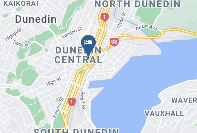 Dunedin - Law Courts Hotel Maps