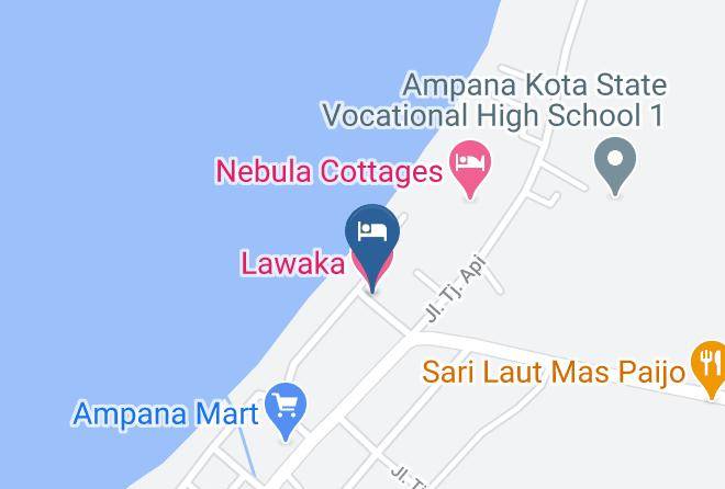 Tojo Una Una Regency - Lawaka Hotel Maps