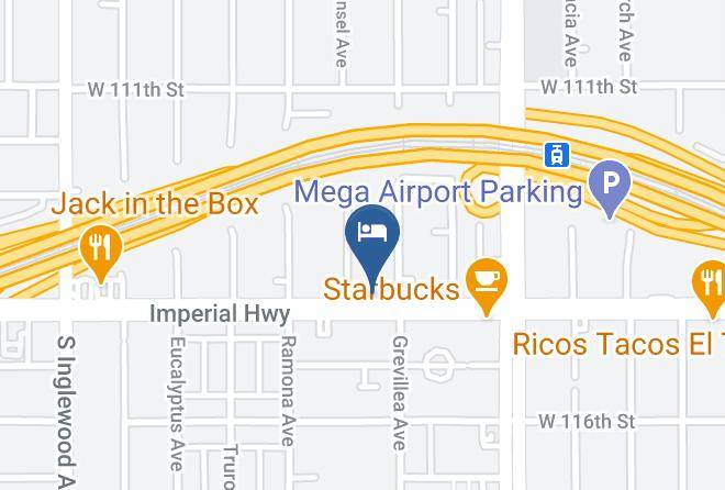 Los Angeles - Lax Stadium Inn El Segundo Inglewood Maps