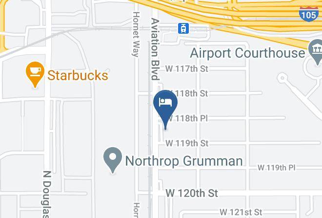 Los Angeles - Lax Suites Hotel Maps