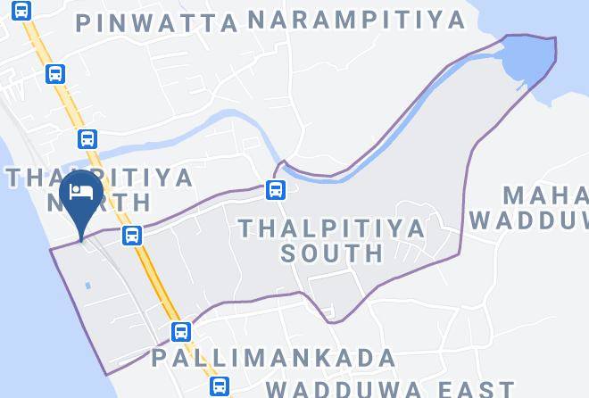Colombo - Laya Beach Resort Maps