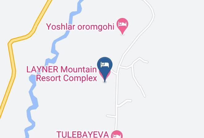 Tashkent - Layner Mountain Resort Complex Maps
