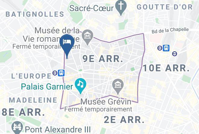 Paris - Laz' Hotel Spa Urbain Maps