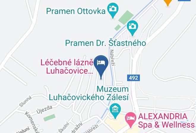 Luhacovice - Lazenske Hotely Miramare Maps