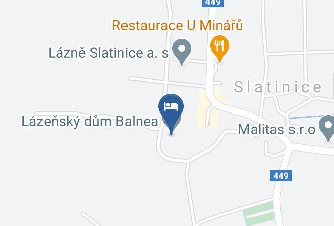 Slatinice - Lazensky Dum Balnea Maps