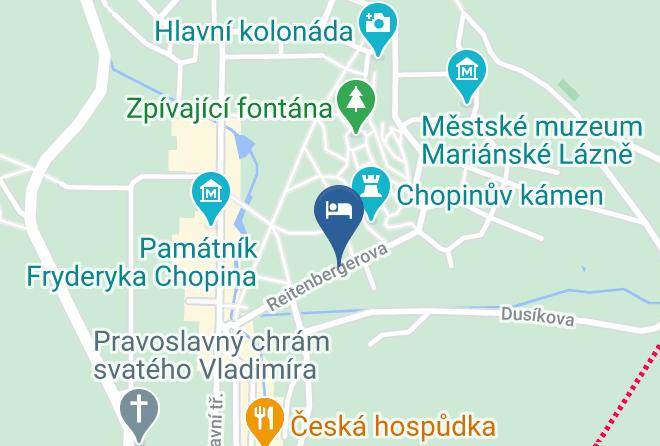 Cheb - Lazensky Hotel Nove Lazne Maps
