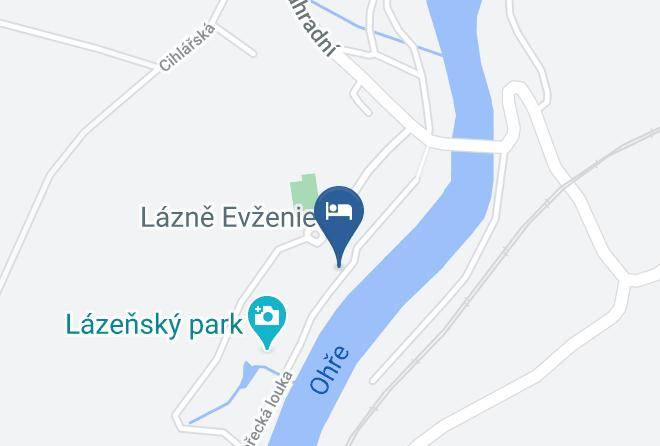 Chomutov - Lazensky Pension Evzenie Maps