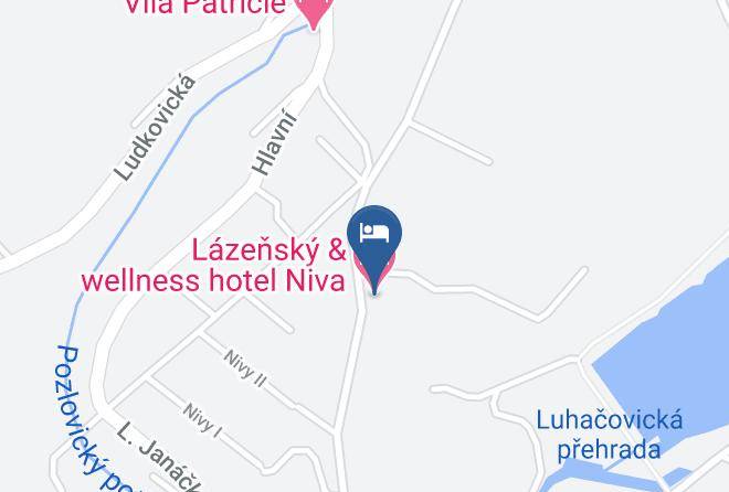 Pozlovice - Lazensky & Wellness Hotel Niva Maps