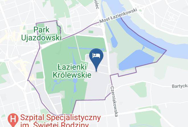 Warsaw - Hotel Lazienkowski Maps