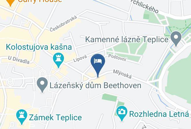 Teplitz - Lazne Teplice V Cechach As Maps