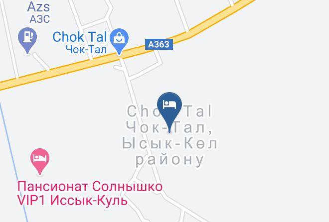 Ysyk Kol Region - Lazurniy Bereg Resort Maps