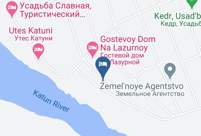 Chemalsky District - Lazurnyy Bereg Baza Otdykha Maps