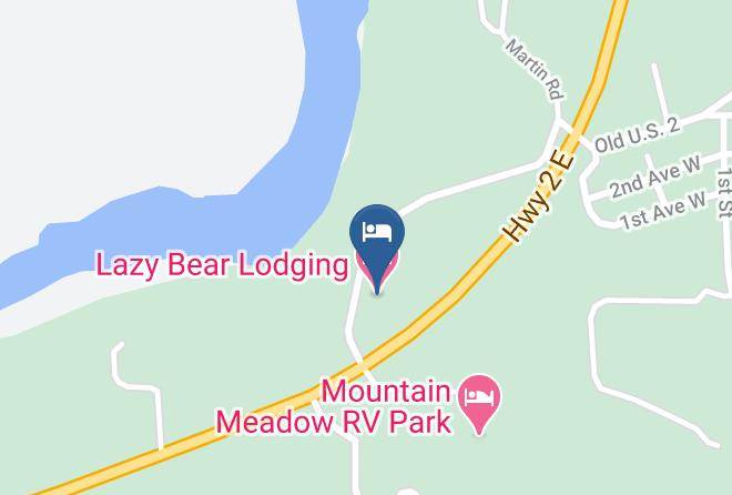 Flathead - Lazy Bear Lodging Maps