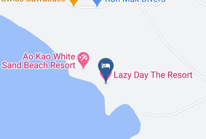 Amphoe Ko Kut - Lazy Day The Resort Maps
