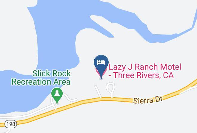 Tulare - Lazy J Ranch Motel Three Rivers Ca Maps