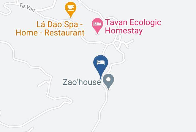 Sa Pa District - Lazycrazy Homestay T Van Sapa Maps