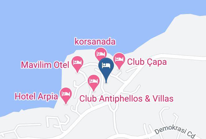 Kas - La Salvia Hotel Maps