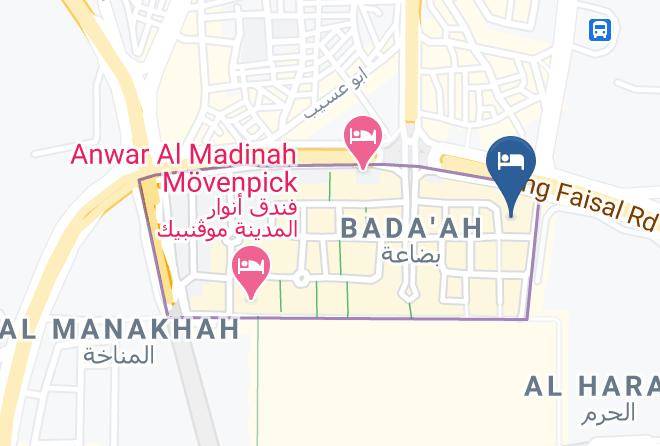 Medina - Leader Al Muna Kareem Hotel Maps