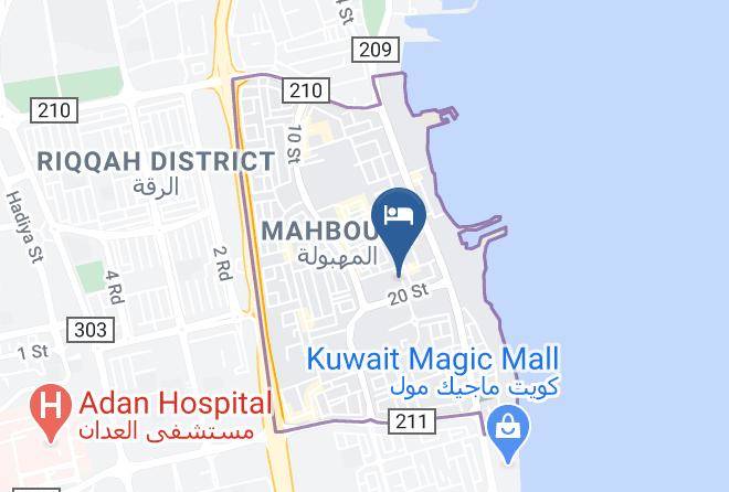Al Mahboula - Leaders Plaza Hotel Maps