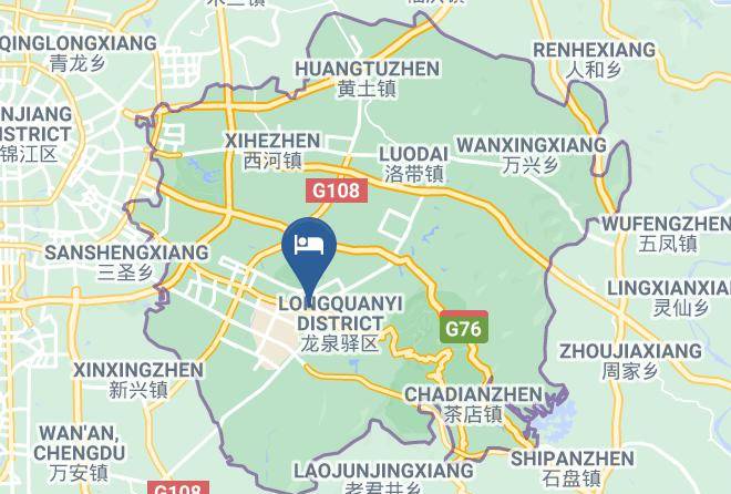 Chengdu - Leadersky Hotel Chengdu Maps