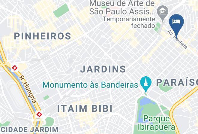 Sao Paulo Jardim Bela Vista - Leading Hotels Sao Paulo Maps