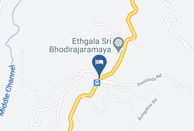 Kandy - Leaf Holiday Resort Maps